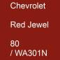 Preview: Chevrolet, Red Jewel, 80 / WA301N.